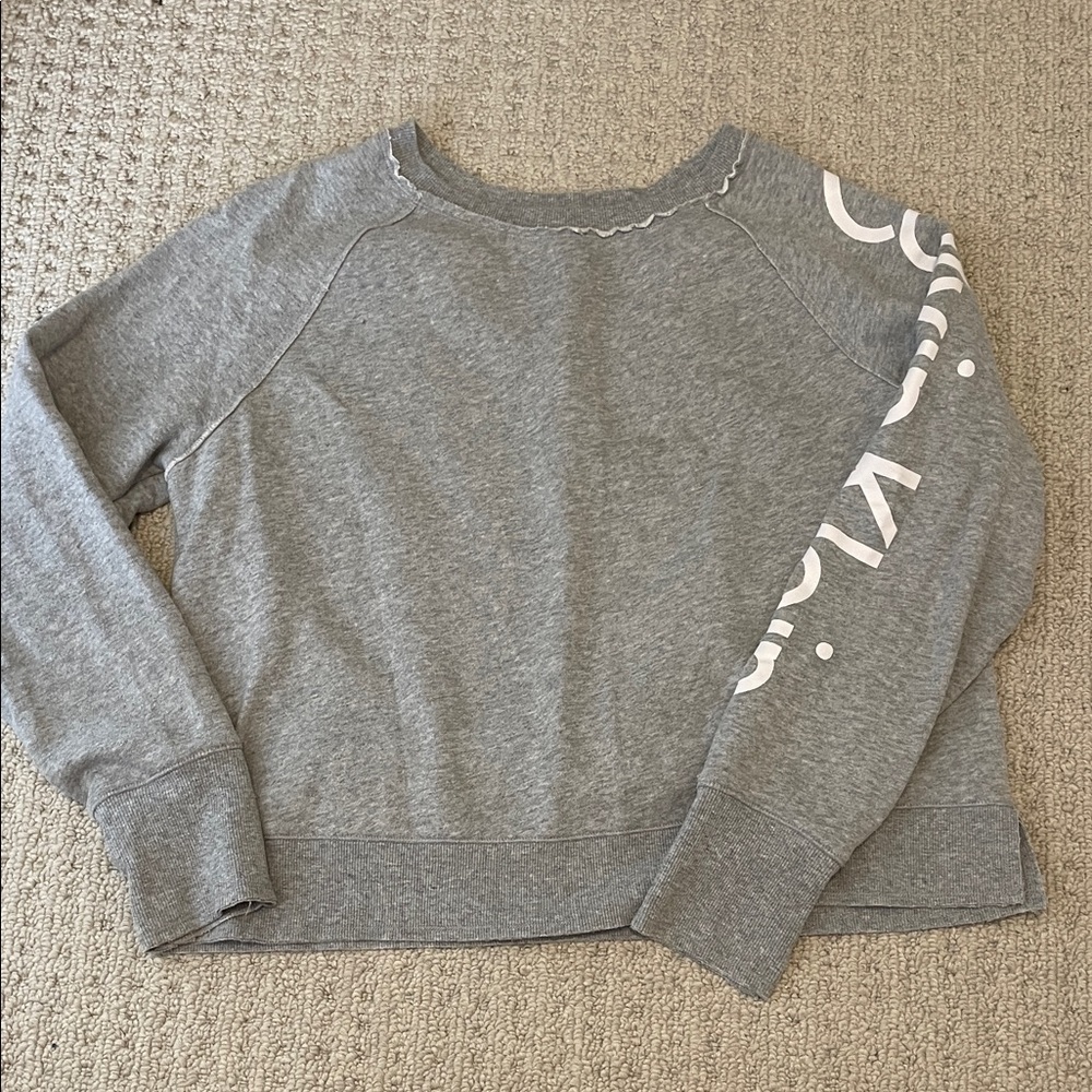 Calvin Klein Performance Heather Gray Sweatshirt